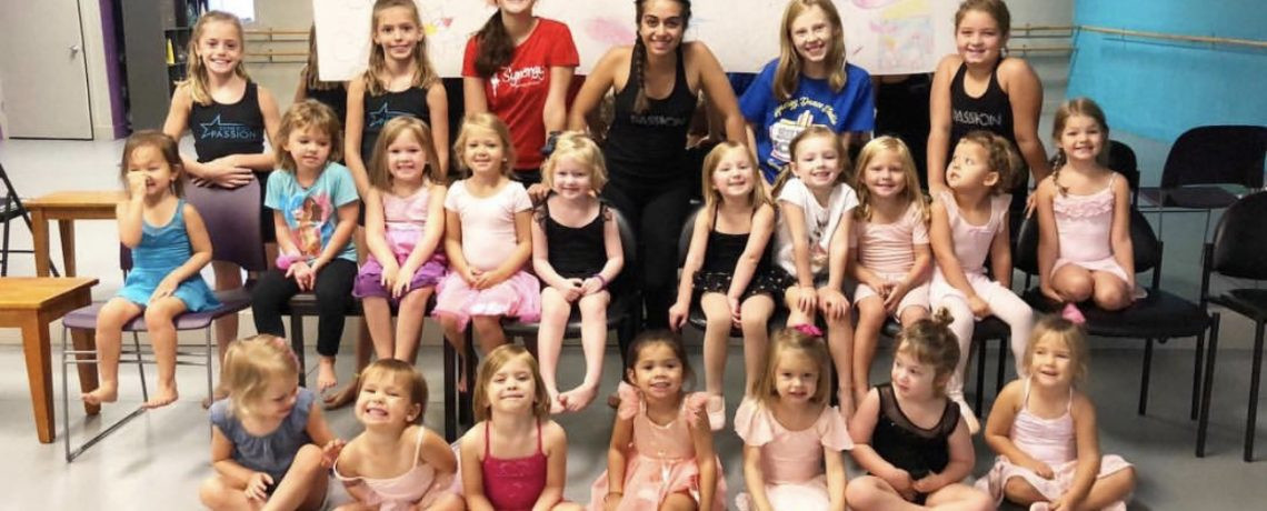 Young dancers in costume showcasing their synergy dance skills in Austin.