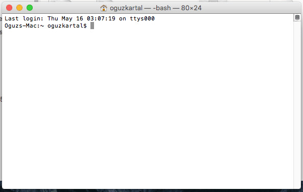 macOS Recovery Mode Terminal