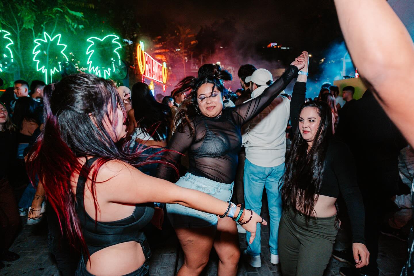 People dancing to Latin music at Mala Vida in Austin