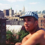 Andy Polaris, pictured on a rooftop in New York City's Lower East Side in the 1980s, reflecting on the era's vibrant dance music scene.