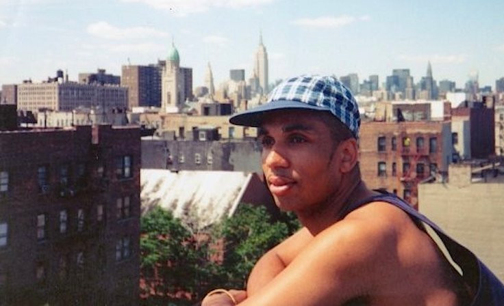 Andy Polaris, pictured on a rooftop in New York City's Lower East Side in the 1980s, reflecting on the era's vibrant dance music scene.