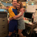 Jake Swain as Aaron Samuels with Becca Petersen in Mean Girls