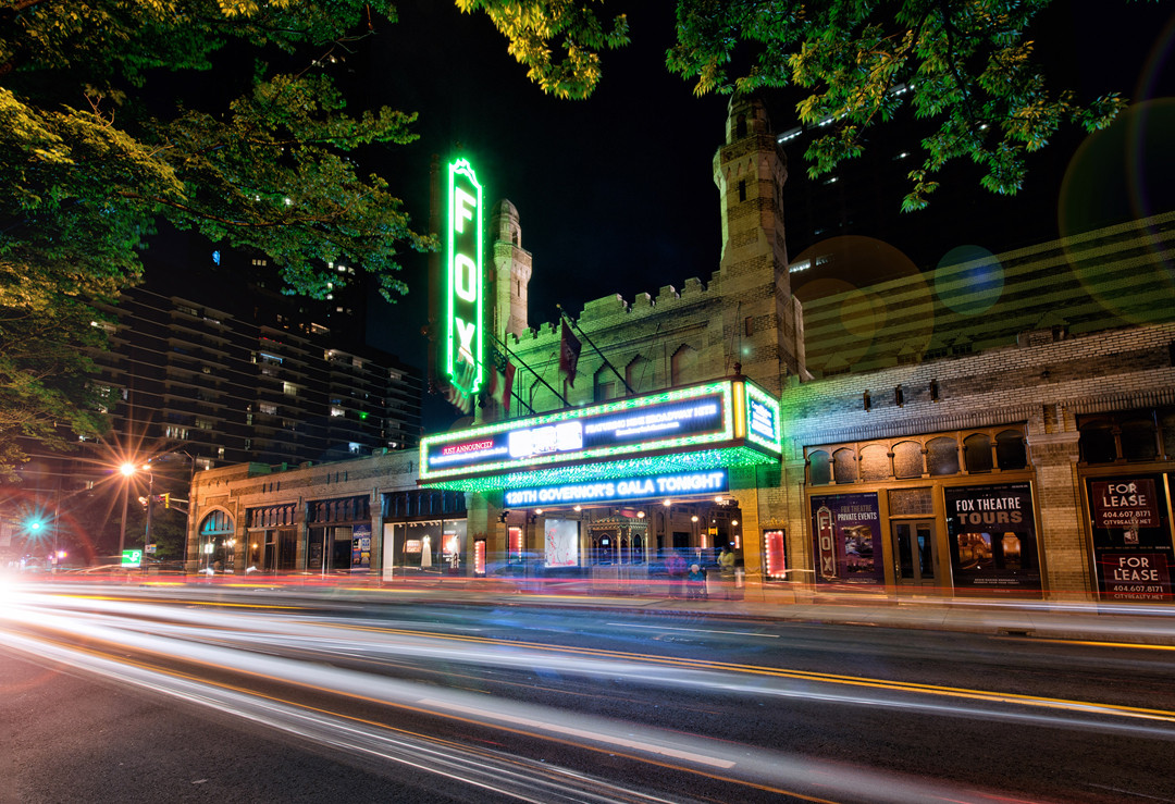 Fox Theatre Atlanta at Night