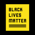 Black Lives Matter banner displayed by New Dance Alliance, emphasizing their commitment to racial justice and supporting Black artists in new dance