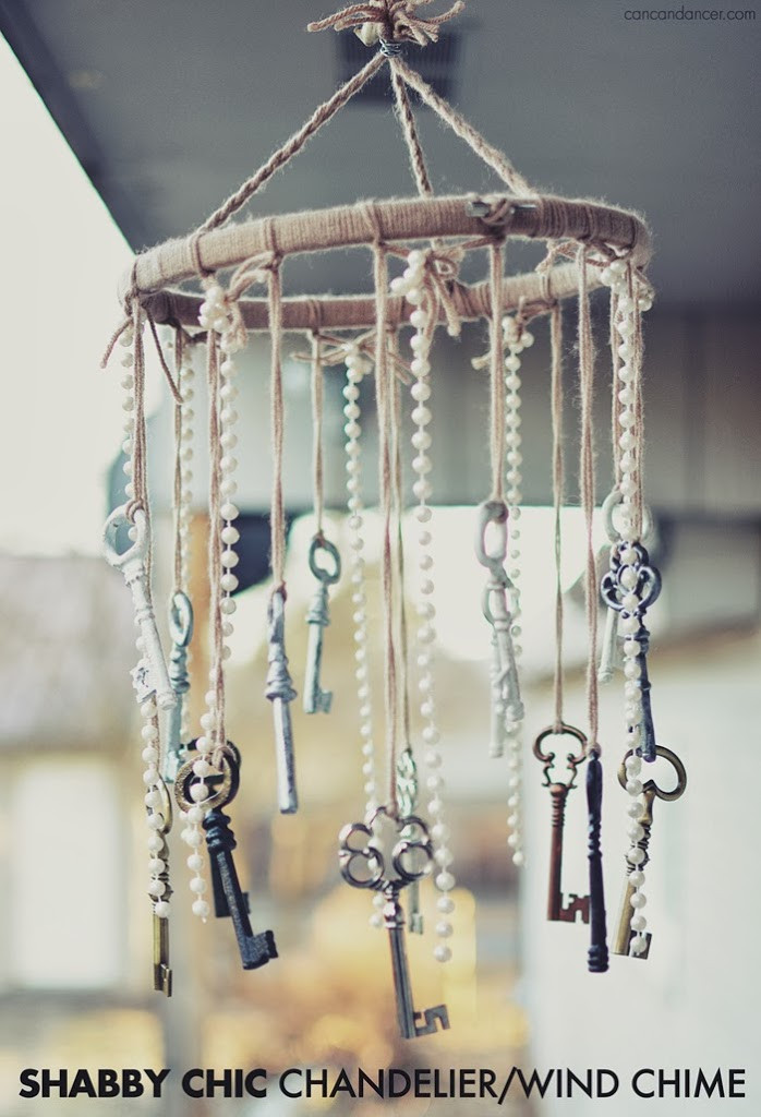 Craft a Shabby Chic Key Chandelier: A DIY Home Decor Tutorial