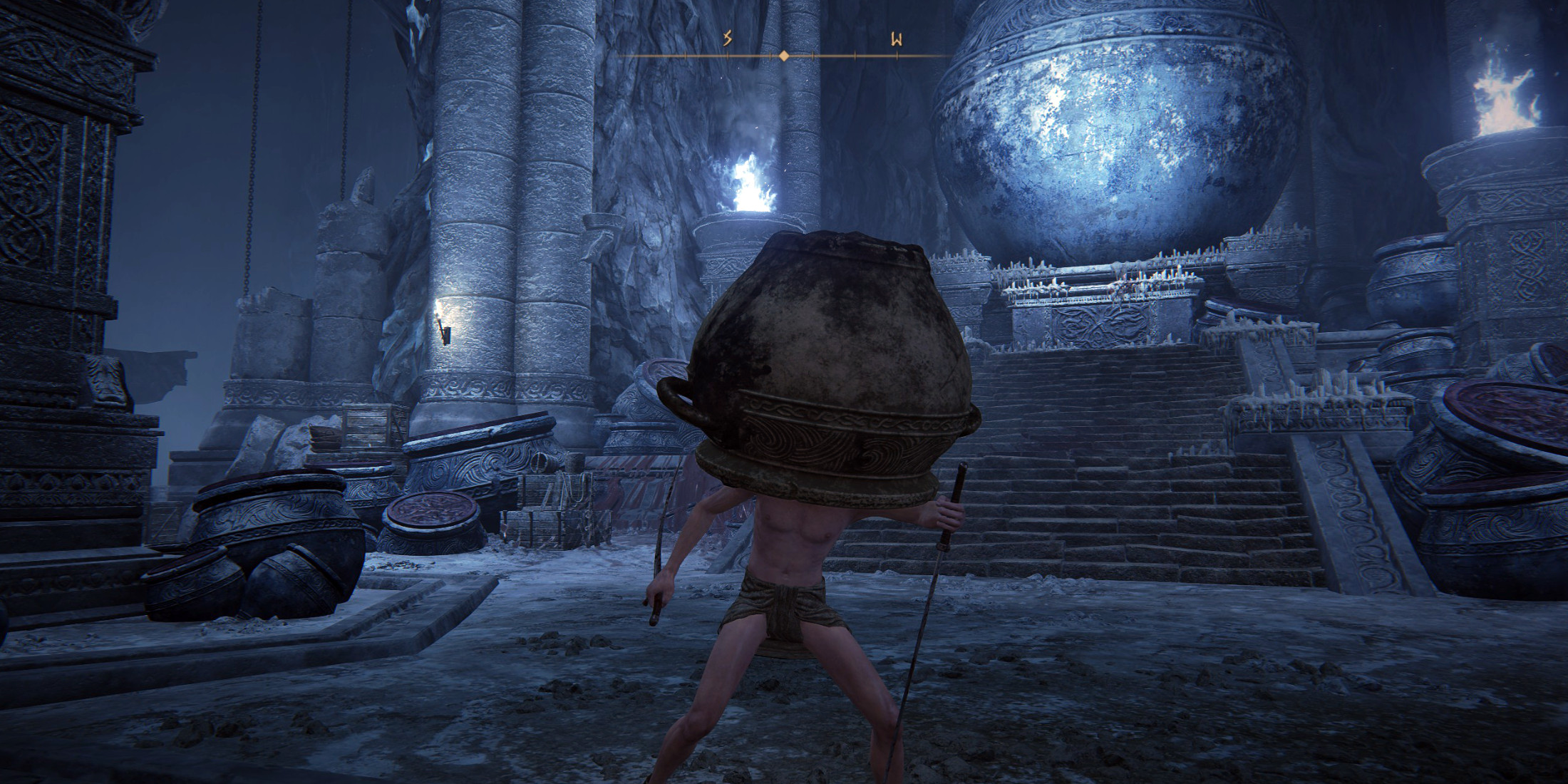Elden Ring Greatjar Helmet Location Belurat Gaol