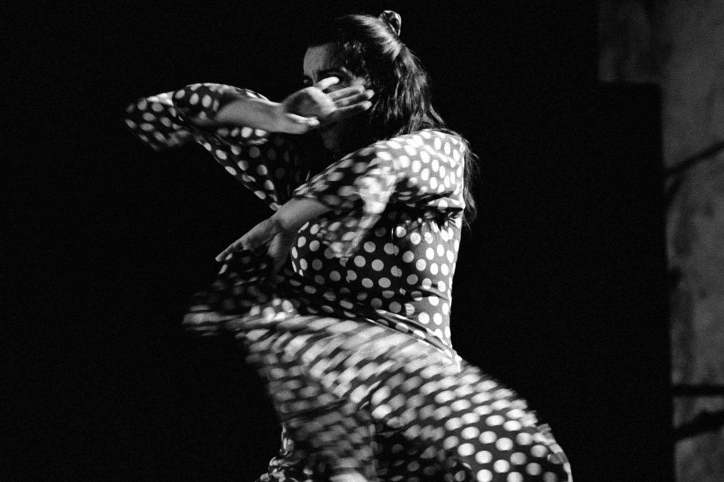Flamenco Dancers in Traditional Attire