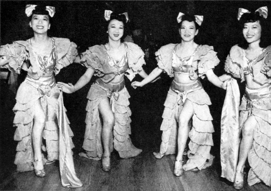 The photo of Forbidden City chorus girls in Life Magazine, 1940.