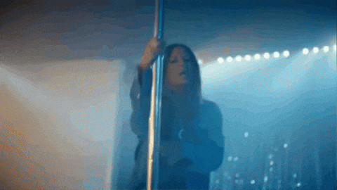 Animated GIF of Lady Gaga dancing