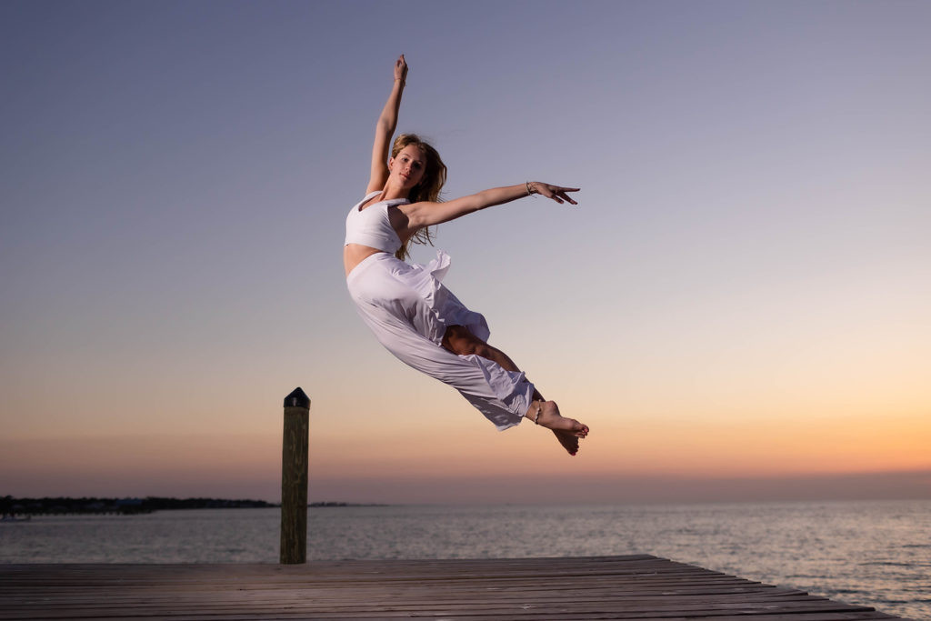 Expressive contemporary dancer captured in a powerful dance photography pose.