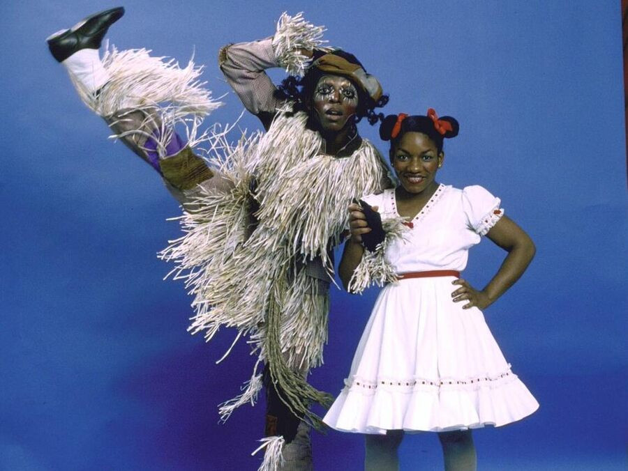 Hinton Battle and Stephanie Mills in “The Wiz.” (Photo from NYPL)