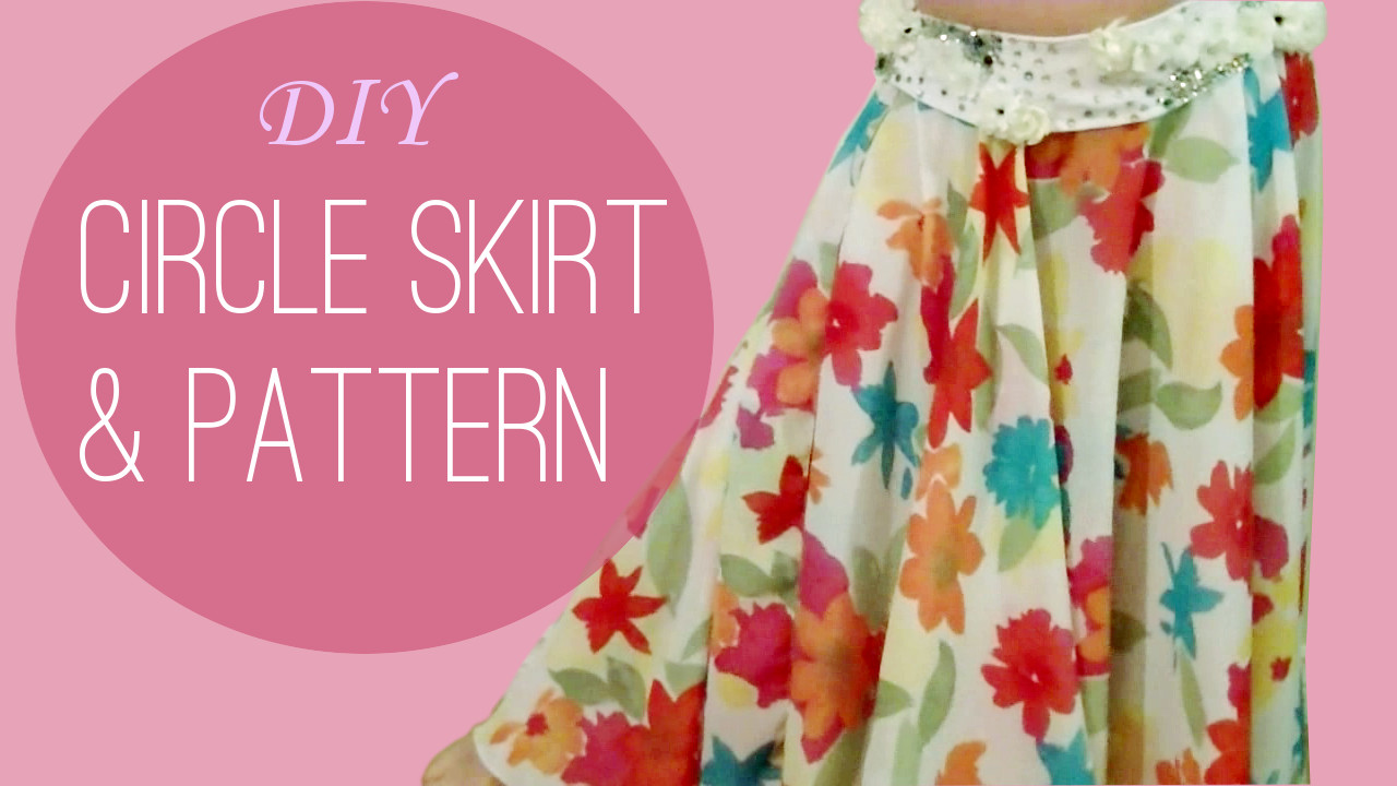 How to Make a Circle Skirt and Circle Skirt Pattern