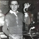 Ian Levine DJing at Heaven in 1979, showcasing the early days of London's iconic gay dance club and the burgeoning Hi-NRG scene.