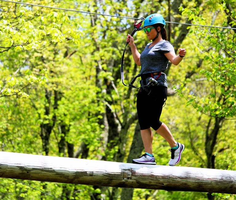 Ropes Course and Zip Line at Mountain Lake Lodge