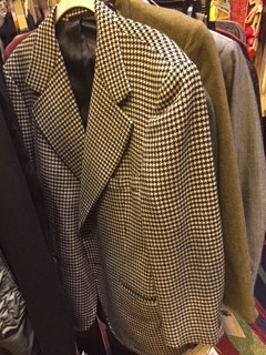 Houndstooth jacket at A Walk Thru Time Vintage, a stylish vintage piece for men's or women's swing dance attire.