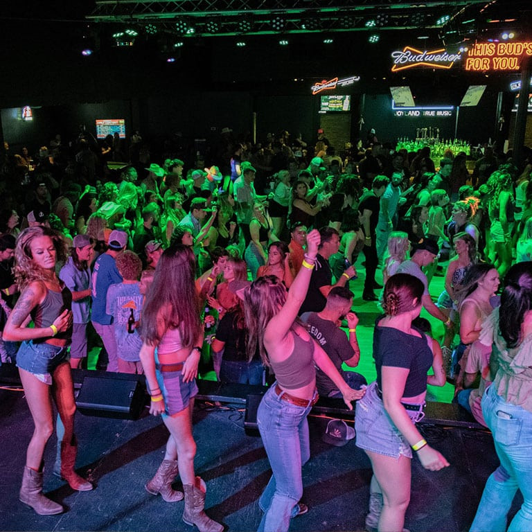 Party atmosphere at Joyland Sarasota restaurant