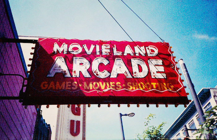 Vintage sign reading