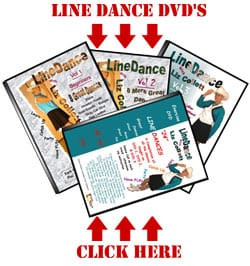 Call to action image to check out Liz Collett's line dance DVDs for beginners and seniors for learning easy routines.