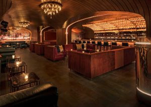 Interior of Little Sister Lounge nightclub in East Village, Manhattan, NYC