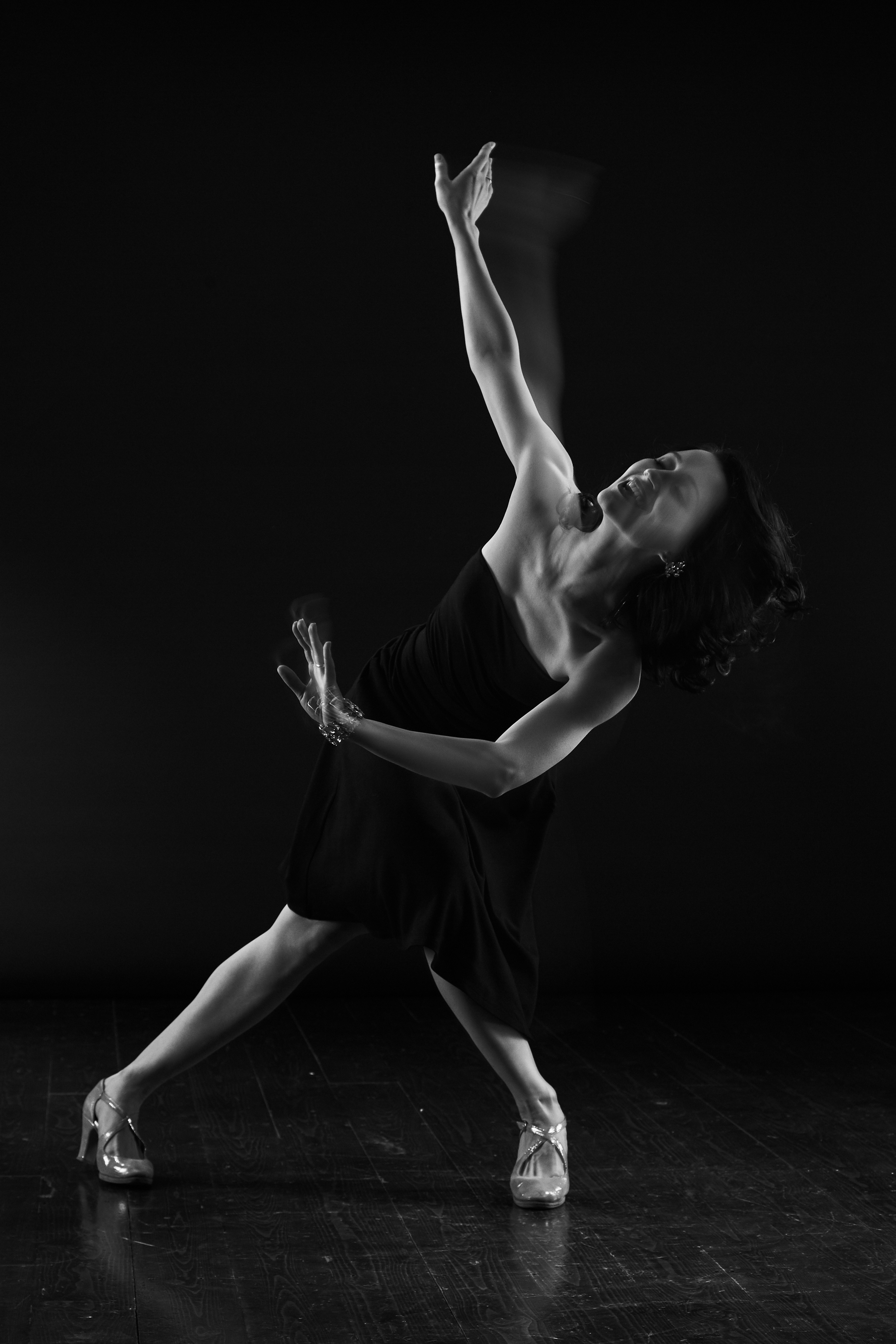 Dance shoes in action, showcasing flexibility and comfort