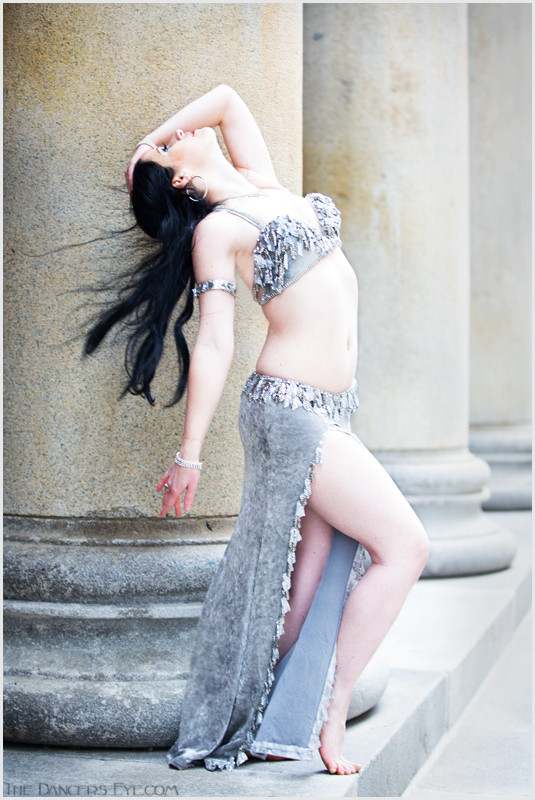 Abigail Keyes showcasing clip-in dance hair extensions