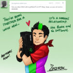 Dance Central fan artist Ziedrak's artwork featuring vibrant character poses