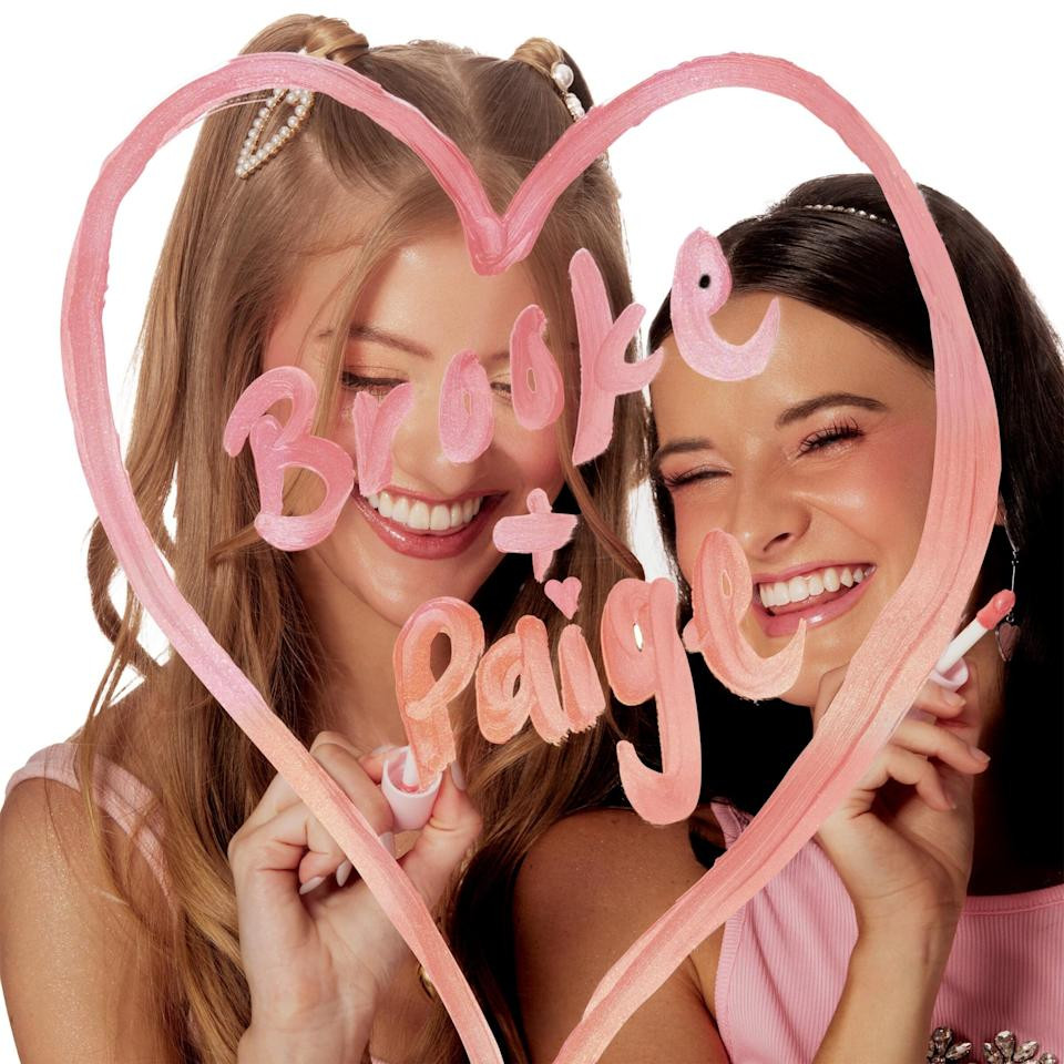 Paige and Brooke Hyland for ColourPop's New Liquid Blush With Pearl campaign.