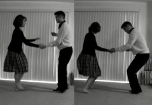 50s jive bop postures
