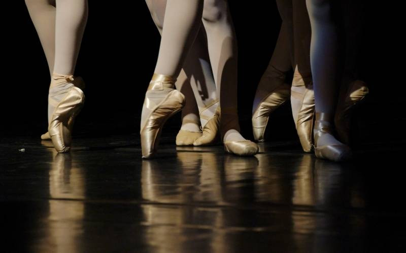 Ballet Dancer Practicing