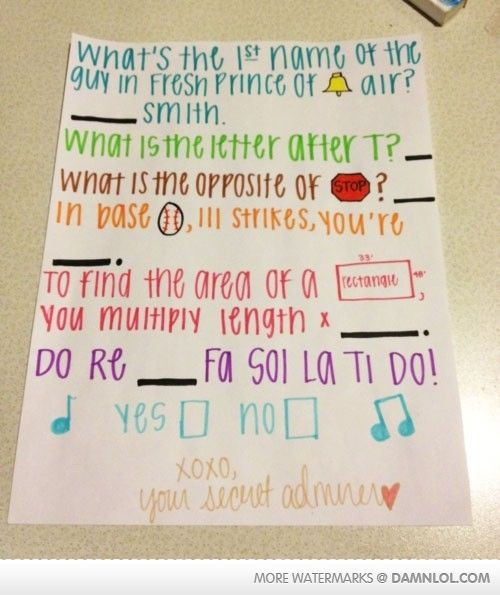 Sadie Hawkins Word Game Invitation