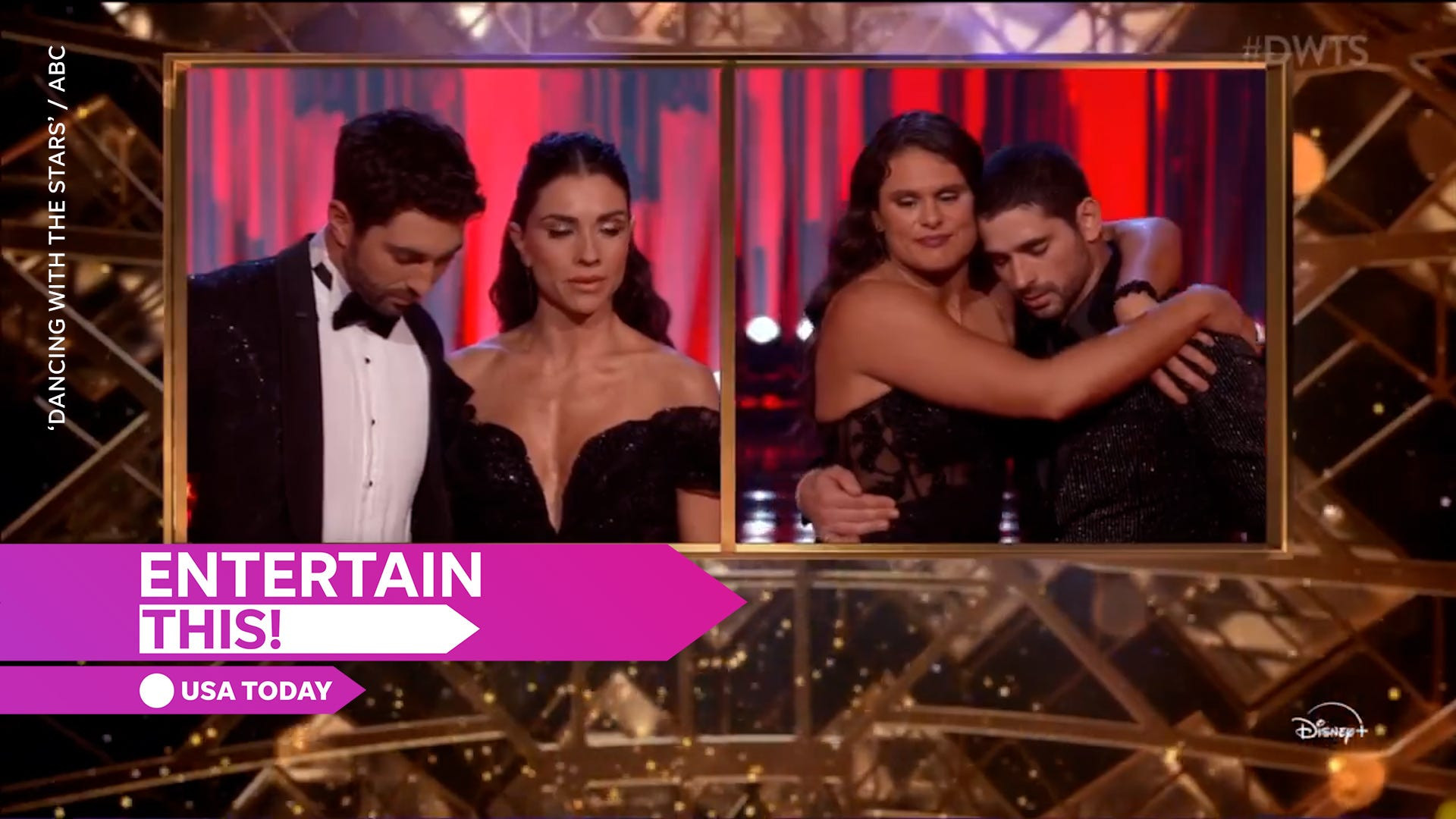 Joey Graziadei and Jenna Johnson celebrate their Dancing with the Stars win