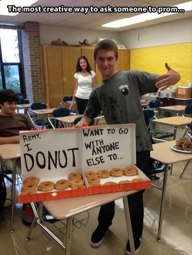 Sadie Hawkins Donut Invitation