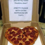 Sadie Hawkins Pizza Invitation
