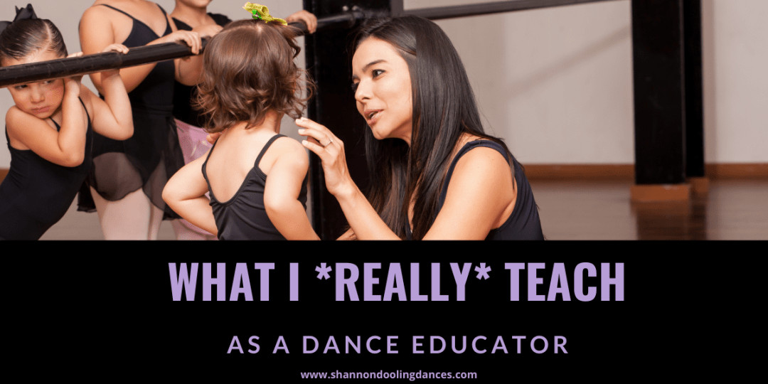 Dance teacher adjusting a student's posture in a dance studio, showing the attention to detail and personalized instruction