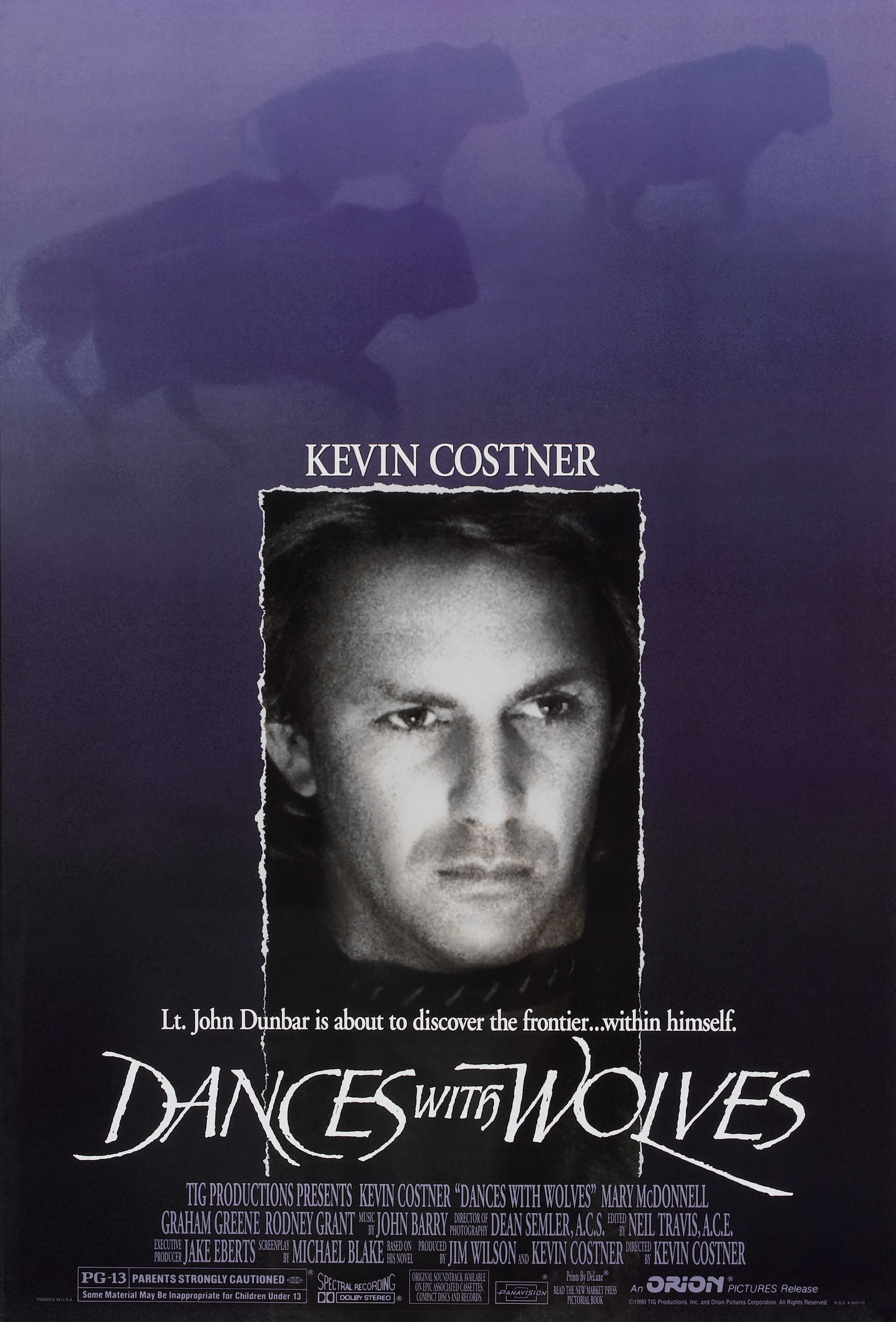 Kevin Costner in Dances with Wolves