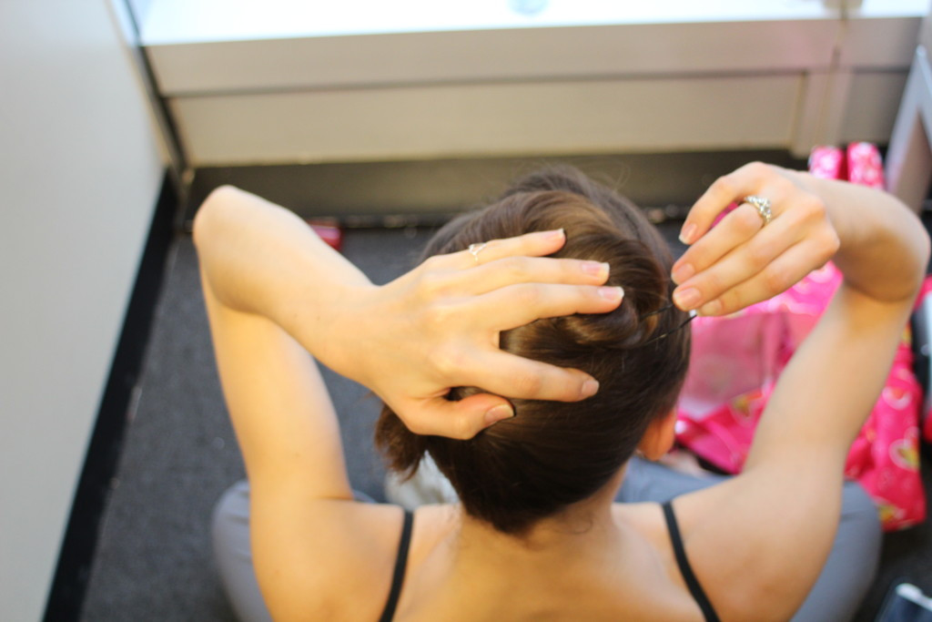 Adding hairpins to ensure a secure hold