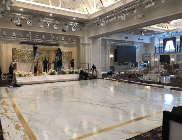 Custom Full-Color Imprint Dance Floor