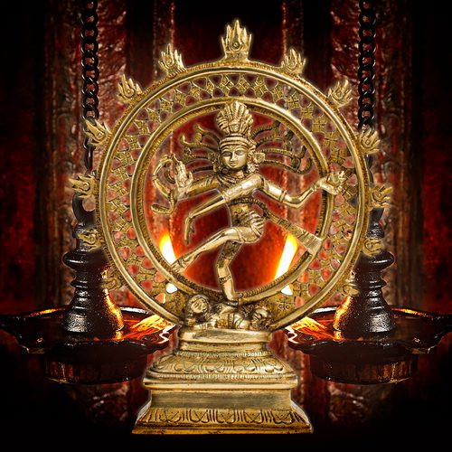 Nataraja statue representing cosmic dance