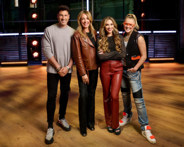 SYTYCD judges panel, featuring Maksim Chmerkovskiy, JoJo Siwa, and Allison Holker, offering feedback to contestants in various dance styles like contemporary, hip-hop, and ballroom